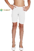 PANTALONCINO DANZA LYCRA BIANCO BAMBINA